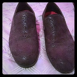 Miko Lotti Black suede dress shoes
